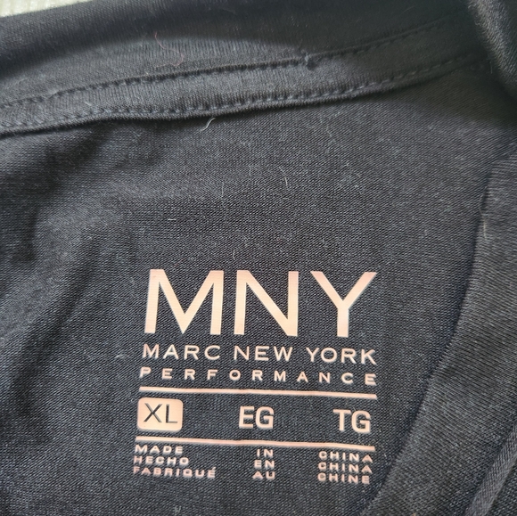 NWT Marc New York MNY Performance Shirts Cropped Black Blue Lot of 2 Sz XL - Picture 3 of 13